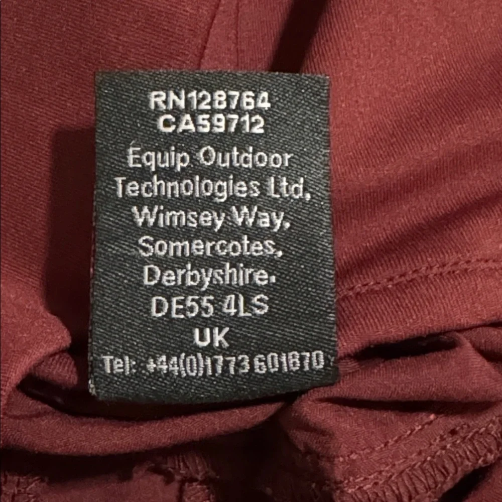 Rab Obtuse Pants Burgundy Stretch Pull On Pockets Outdoor Gorpcore Climbing-XL - Picture 10 of 12